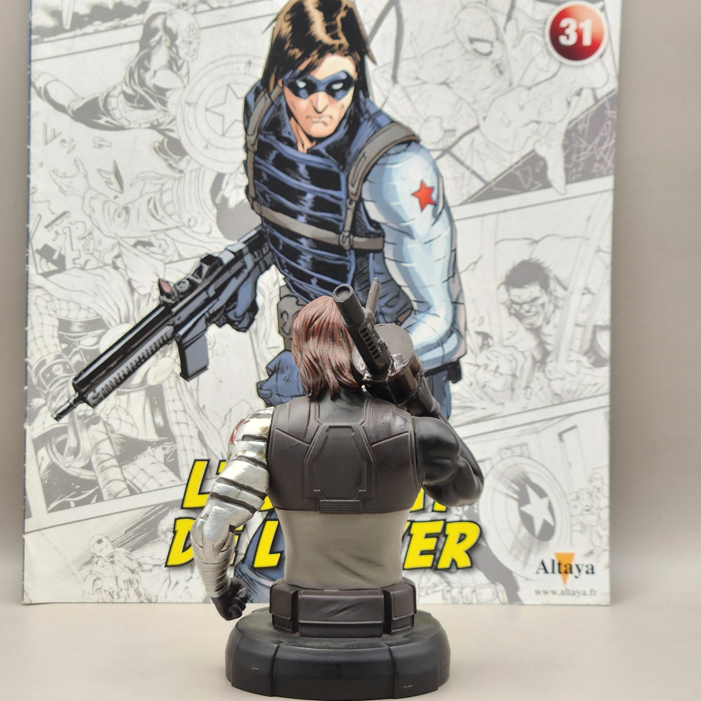 Figurine Bustes Altaya -Marvel- Winter Soldier 10cm