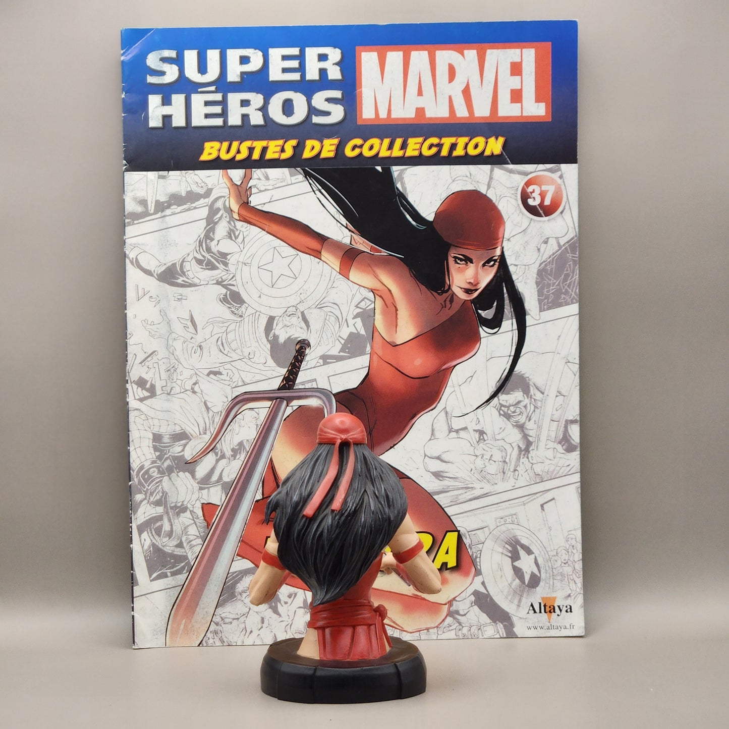 Figurine Bustes Altaya -Marvel- Elektra 11cm