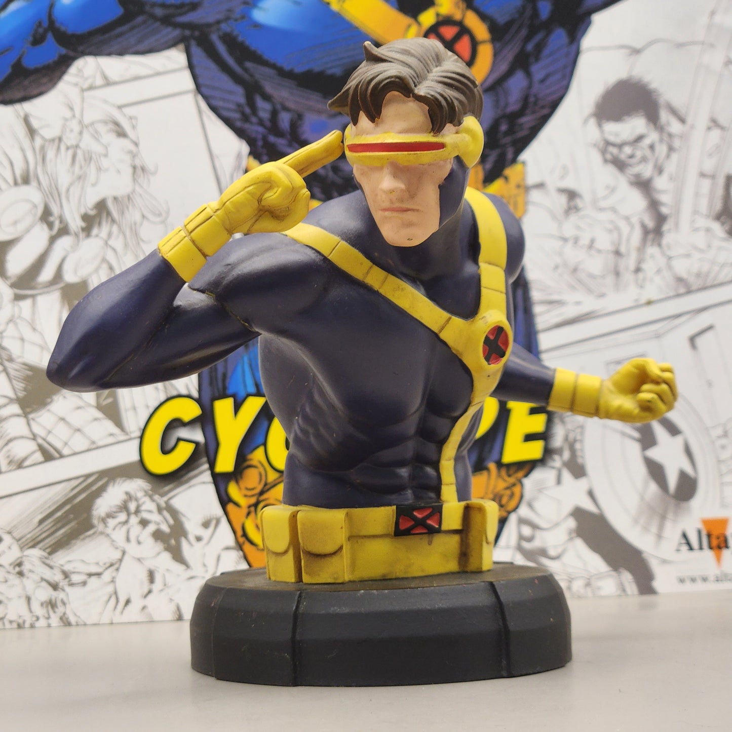 Figurine Bustes Altaya -Marvel- Cyclops 10cm