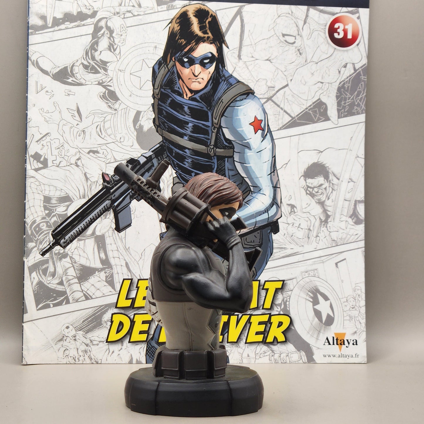 Figurine Bustes Altaya -Marvel- Winter Soldier 10cm