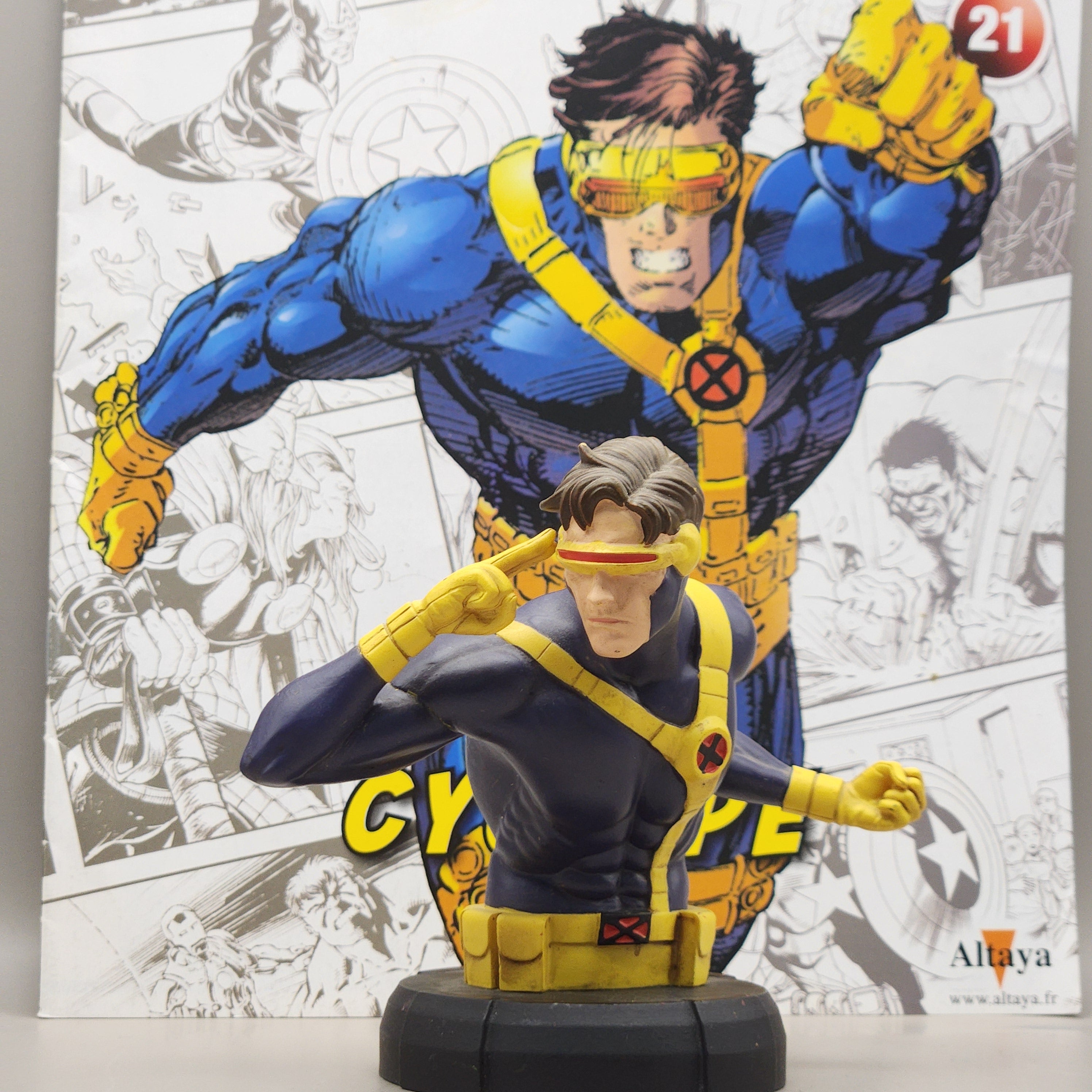 Figurine Bustes Altaya -Marvel- Cyclops 10cm