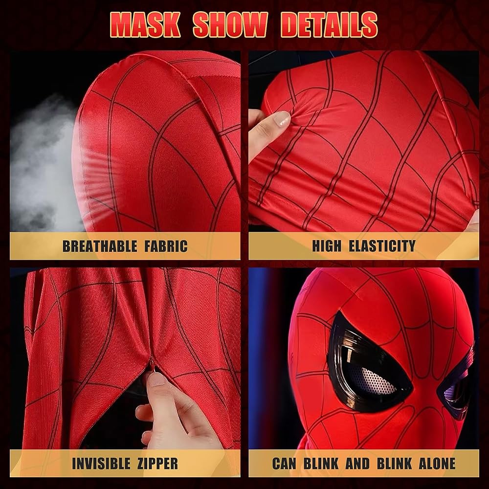 Masque Spider Man avec Telecommande