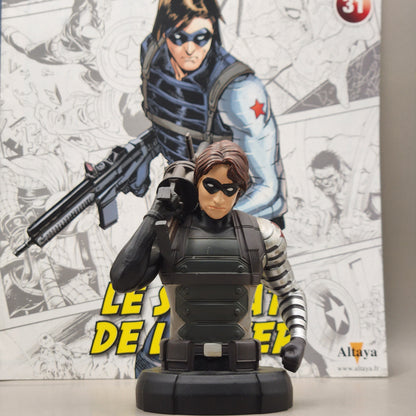 Figurine Bustes Altaya -Marvel- Winter Soldier 10cm