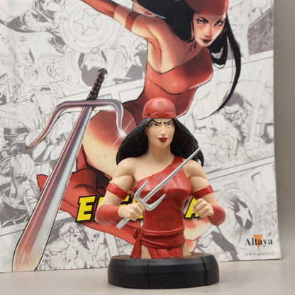 Figurine Bustes Altaya -Marvel- Elektra 11cm