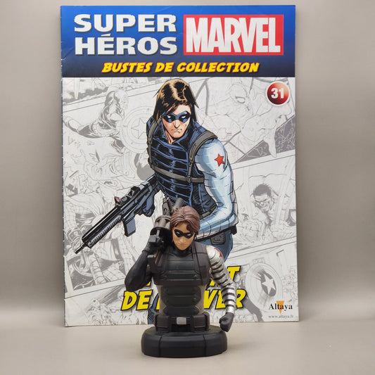Figurine Bustes Altaya -Marvel- Winter Soldier 10cm