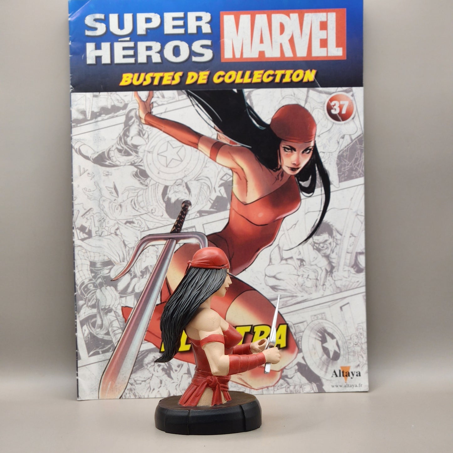 Figurine Bustes Altaya -Marvel- Elektra 11cm