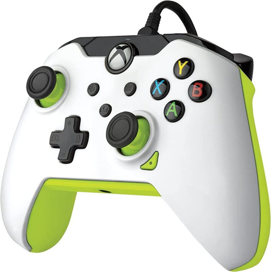 Manette filaire Pdp pour Xbox et PC Electric White